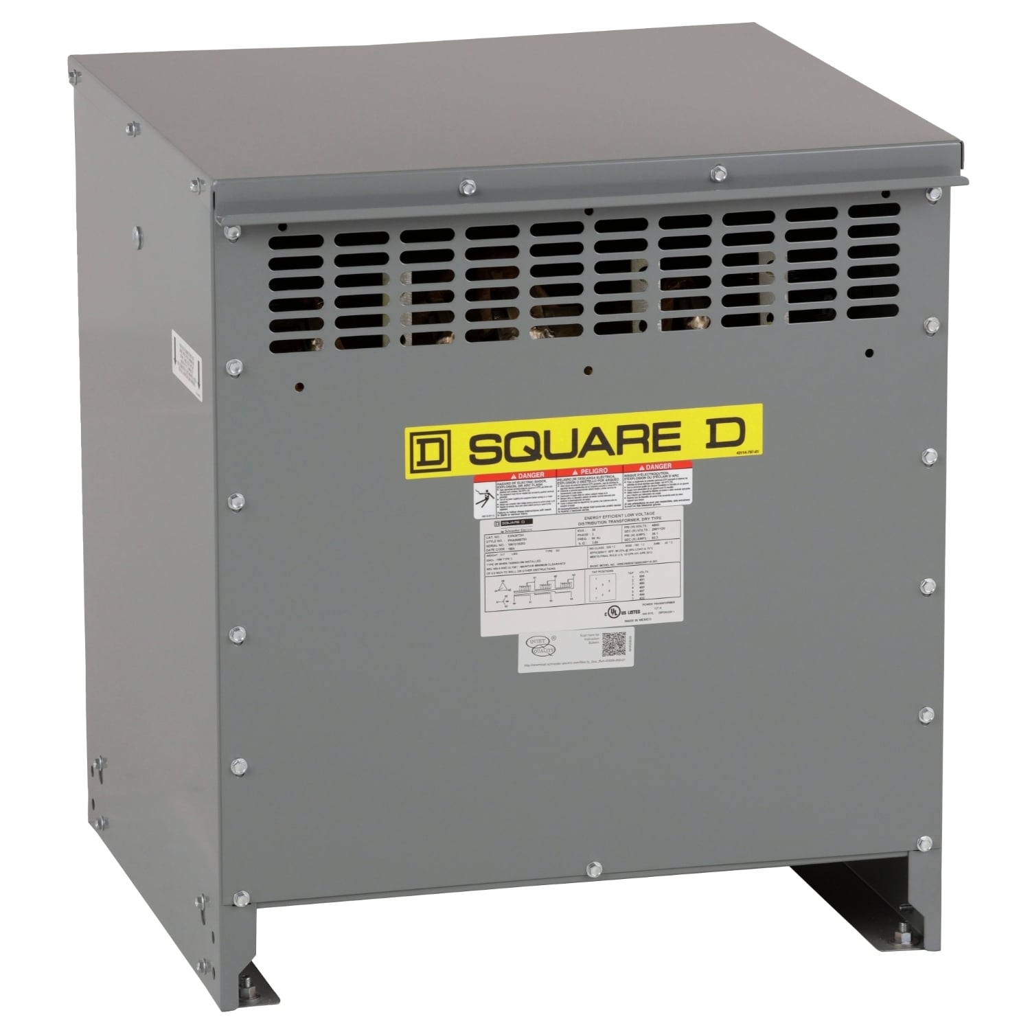 EXN30T3HNLP PH Series, 480 V primary, 208Y/120 V secondary, 3 phase