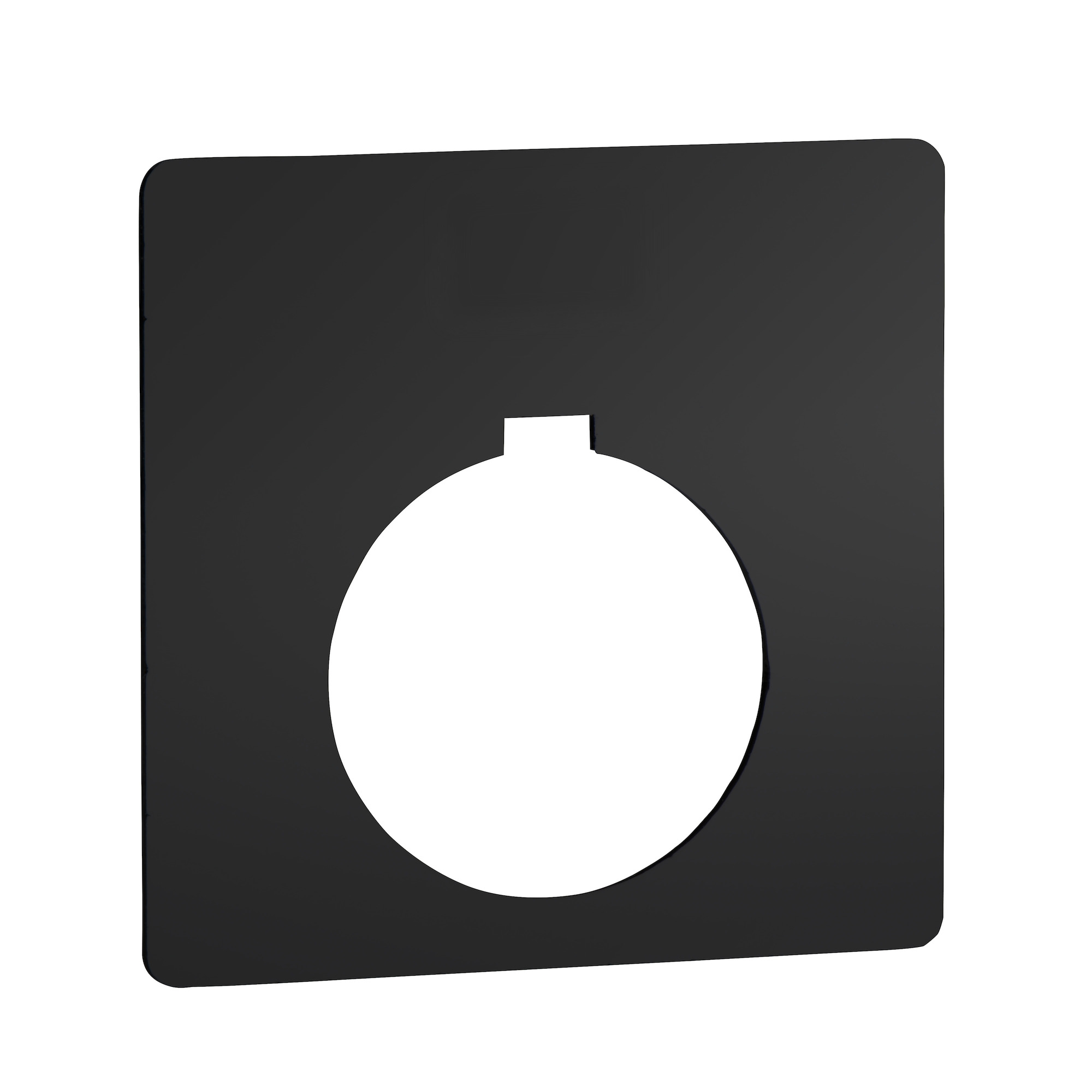 9001KN700BP 9001 T-K Legend Plate, 2-1/2 in H 2-1/2 in W, Square Plate, Plastic
