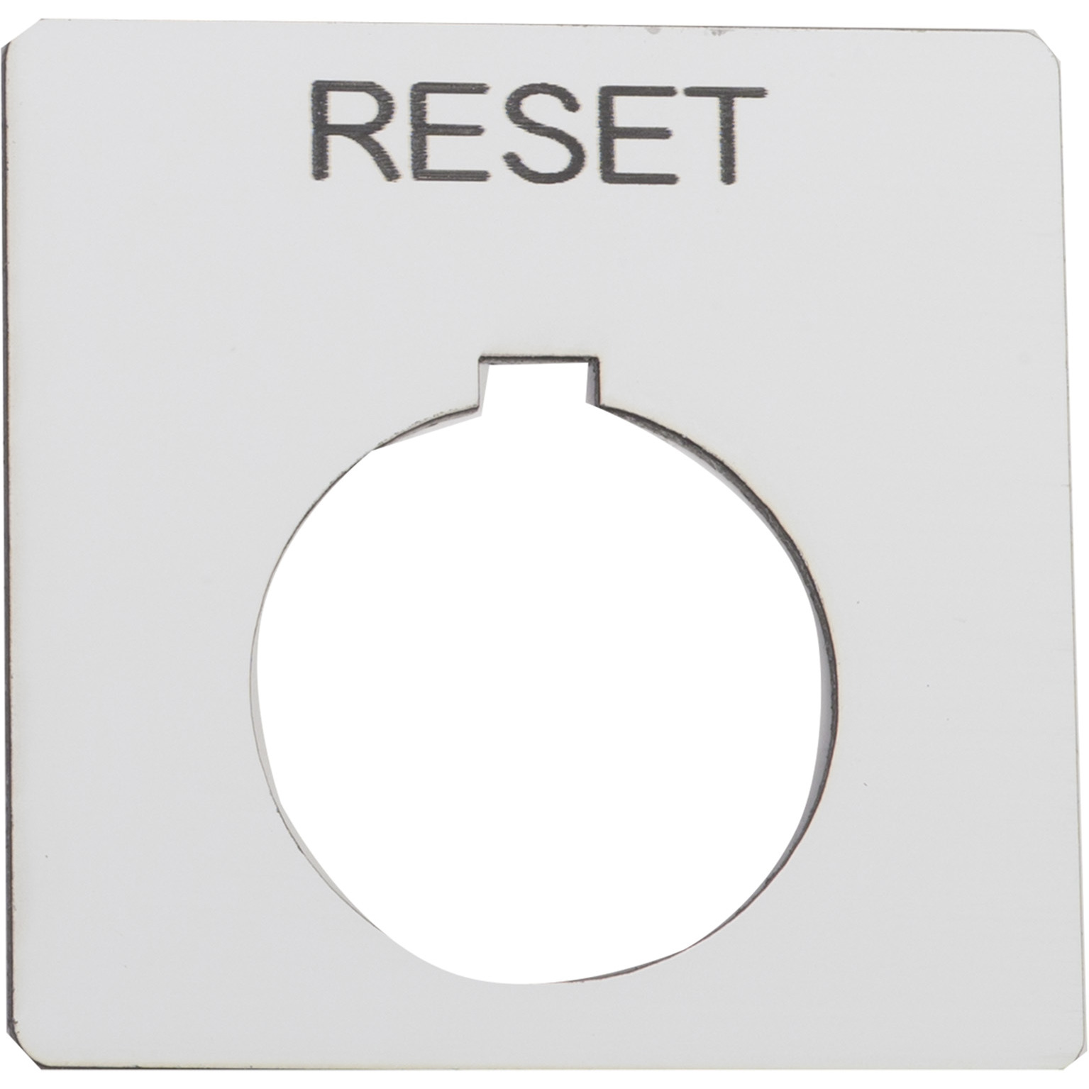 9001KN123WP 9001KN Series Legend, 2.25 in h x 2.25 in w, Plastic