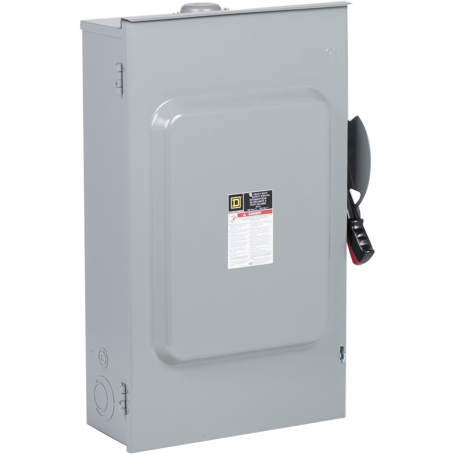 CH364RB Fusible Heavy Duty Single Throw Disconnect Switch, 600 VAC/VDC, 200 A, 60 hp, 3PST Contact, 3 Poles