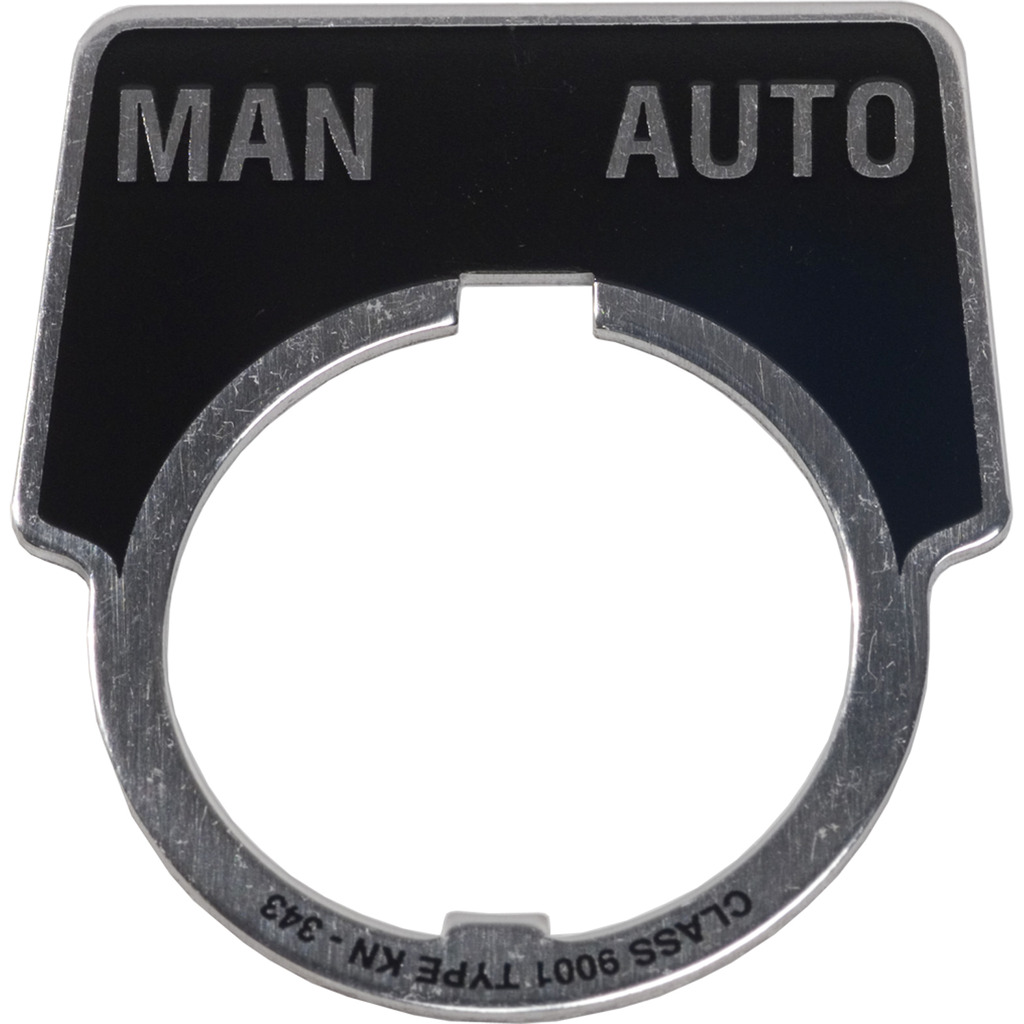 9001KN343 9001KN Series Legend, 1.8 in w, Aluminum