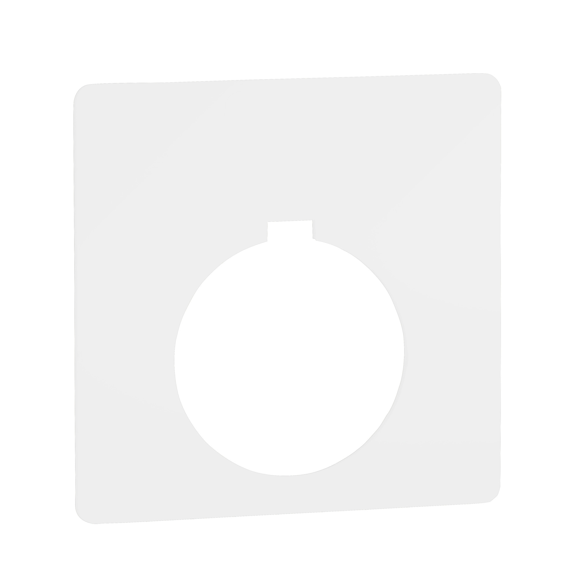 9001KN199WP 9001KN Series Legend, 2.25 in h x 2.25 in w, Plastic