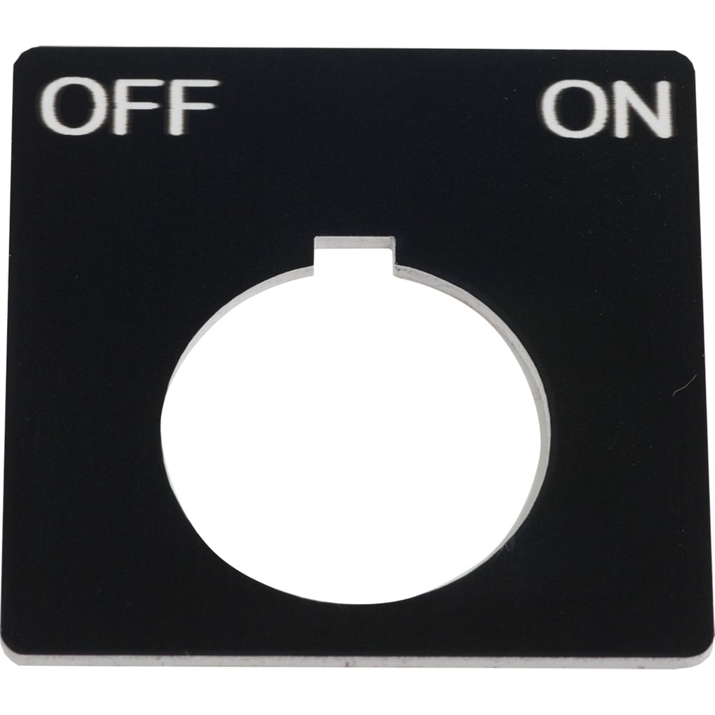 9001KN144BP 9001KN Series Legend, 2.25 in h x 2.25 in w, Plastic