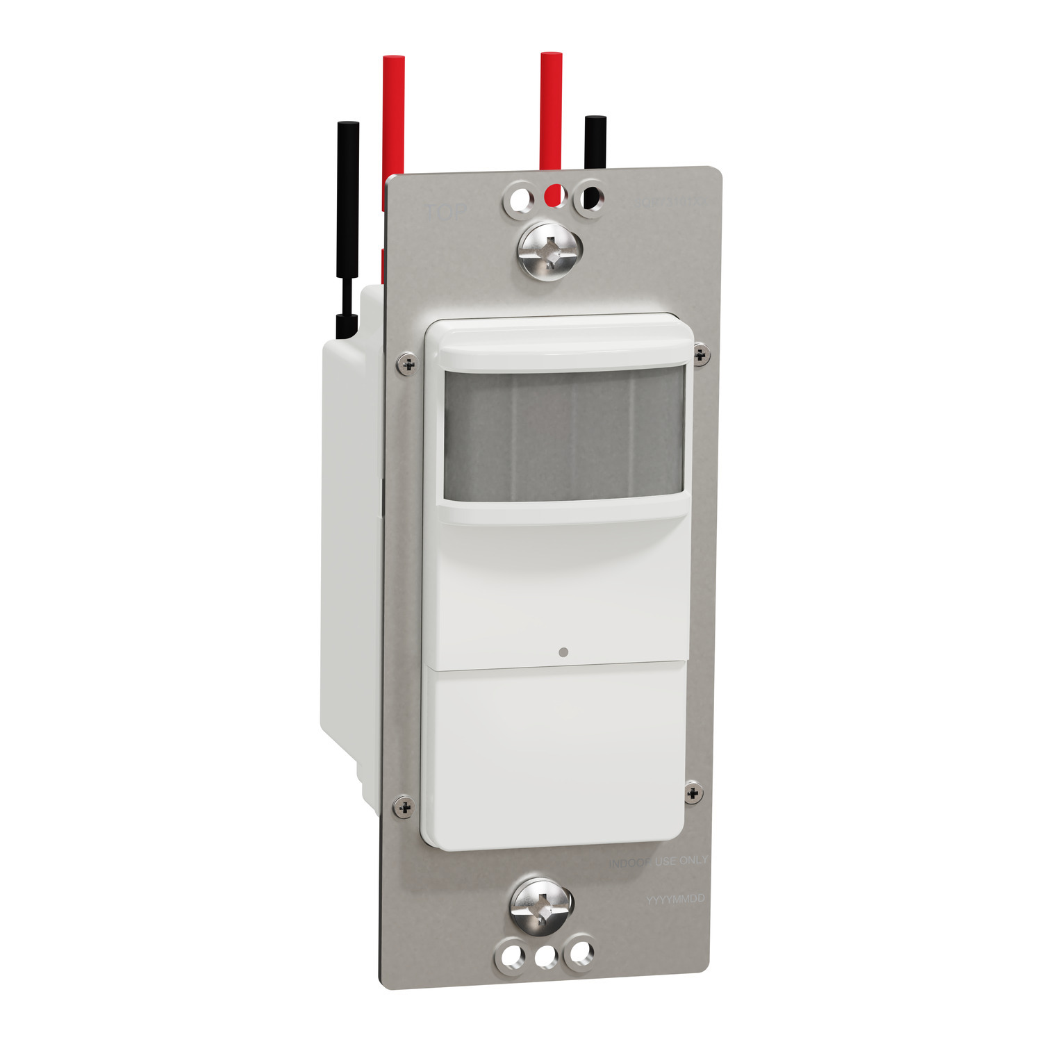 SQR73101WH X Series Sensor, 120/277 V, PIR sensor, Flush mount