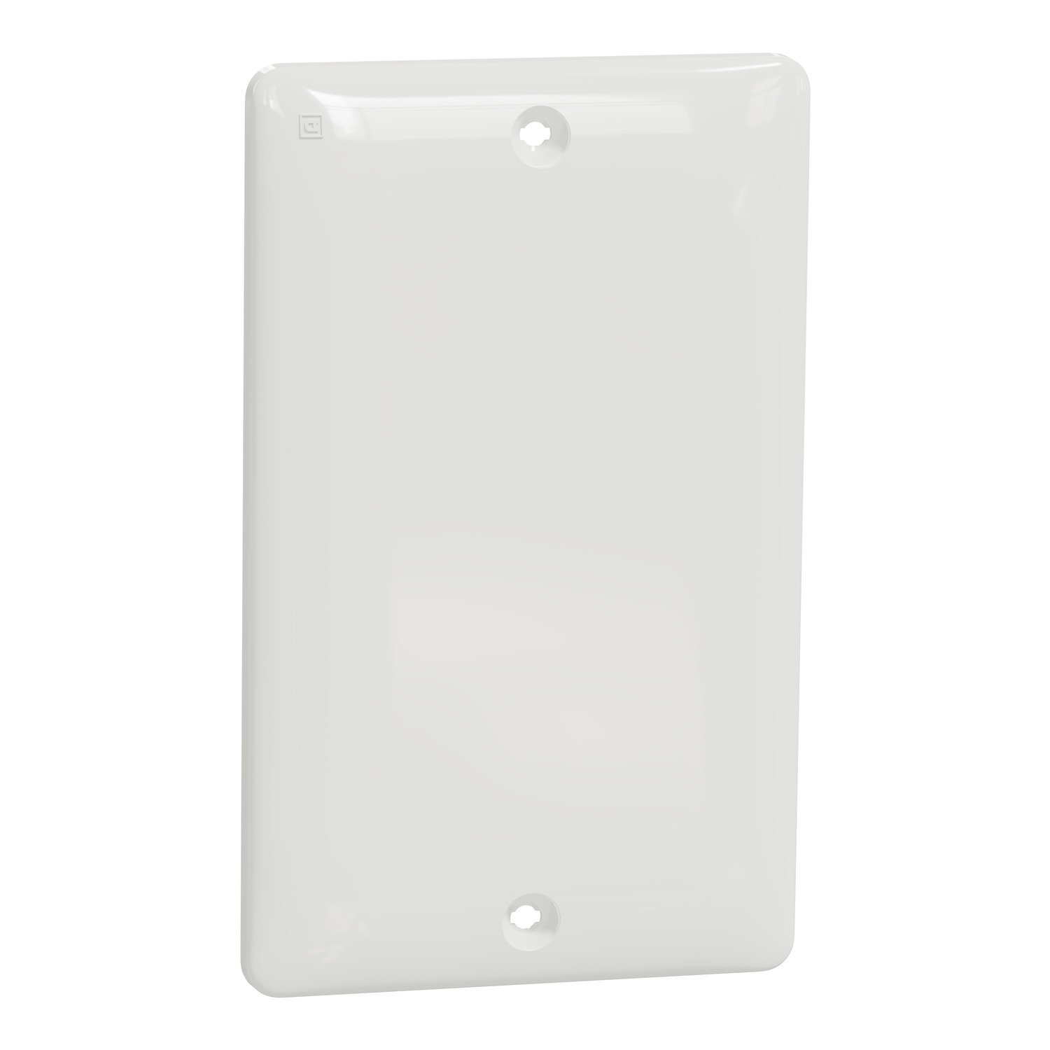 SQWS140001WH X Series Blank Plate, 2.76 in W, 1 Gangs, Polycarbonate