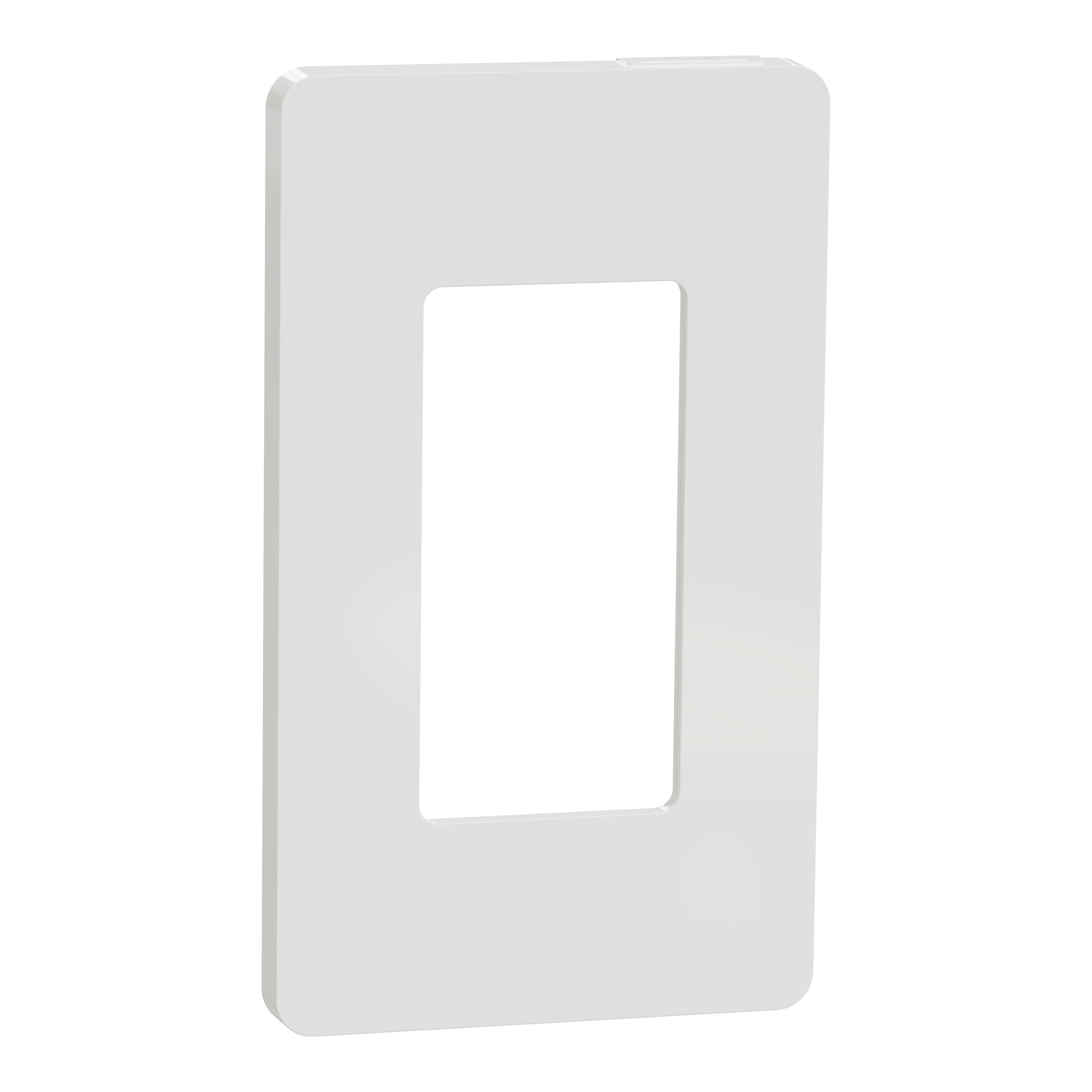 SQWP141001WH X Series Cover Frame, For Use With Decorator/Switch/Dimmer/Fan Controller/Sensor/Socket-Outlet, Plastic, White