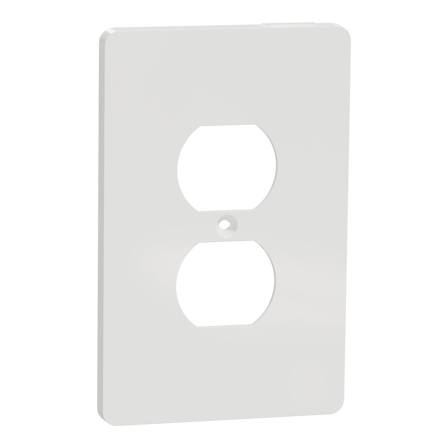 SQWS422011WH X Series Cover Frame, For Use With Standard 2 Socket-Outlet, Duplex Plate, Plastic, White