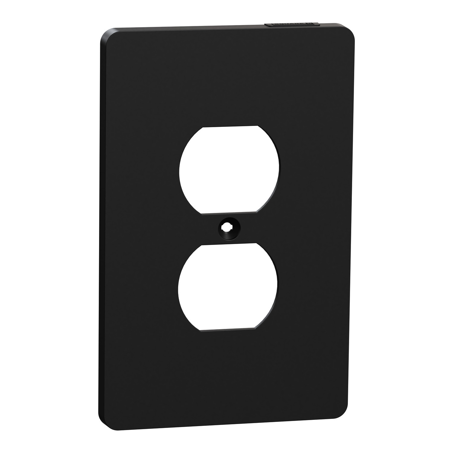 SQWS422011BK X Series Cover Frame, For Use With Standard 2 Socket-Outlet, Duplex Plate, Plastic, Black