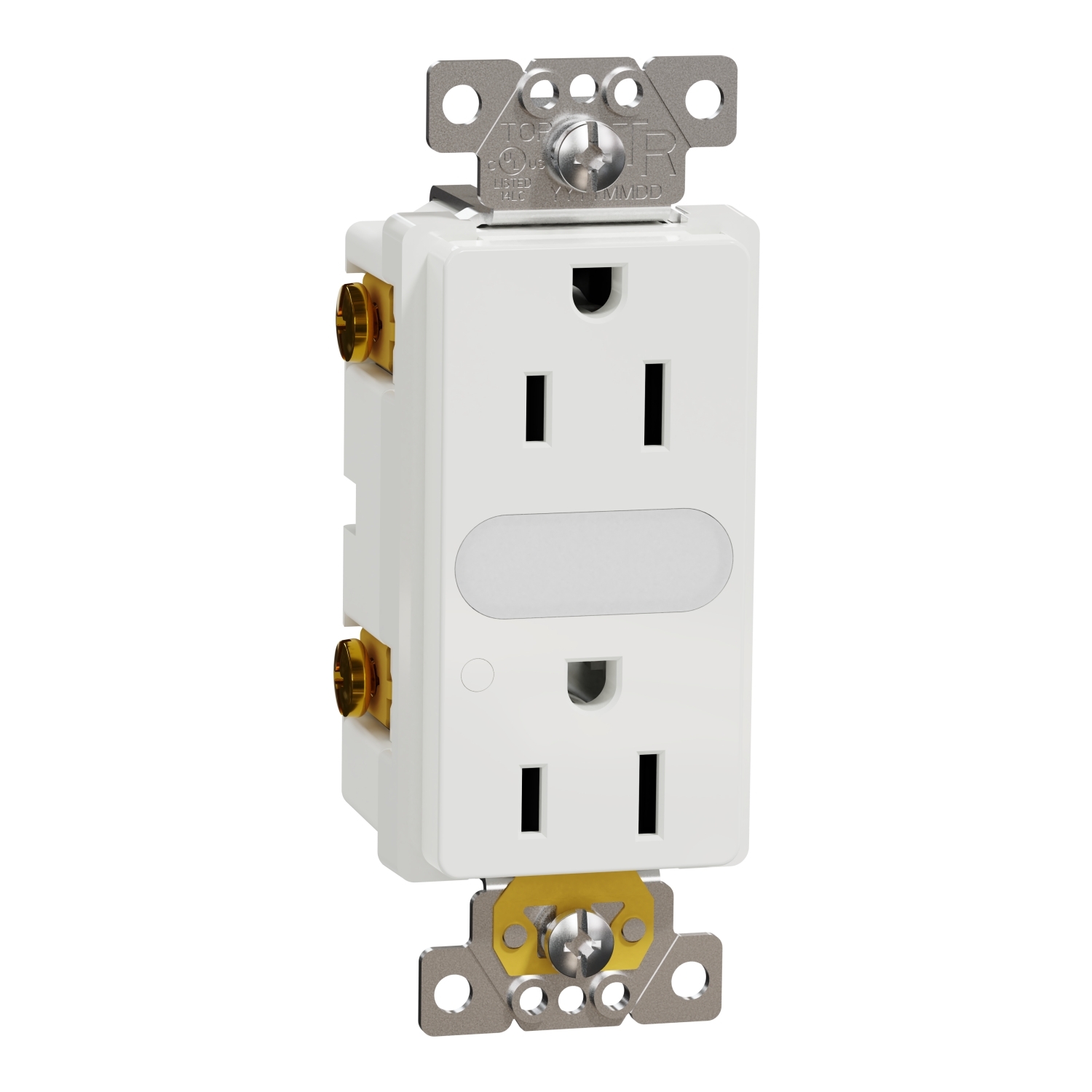 SQR57101WH X Series Socket-outlet, 125 V, 15 A, 2 poles, White