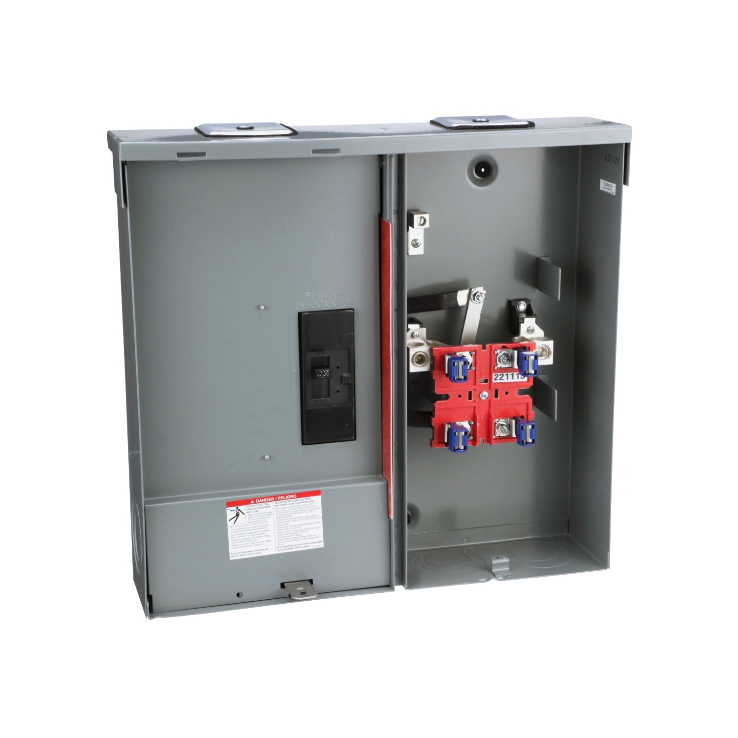 CQRA200 Main Breaker Meter Socket, 120/240 V AC, 200 A, One Phase phase, NEMA 3R enclosure