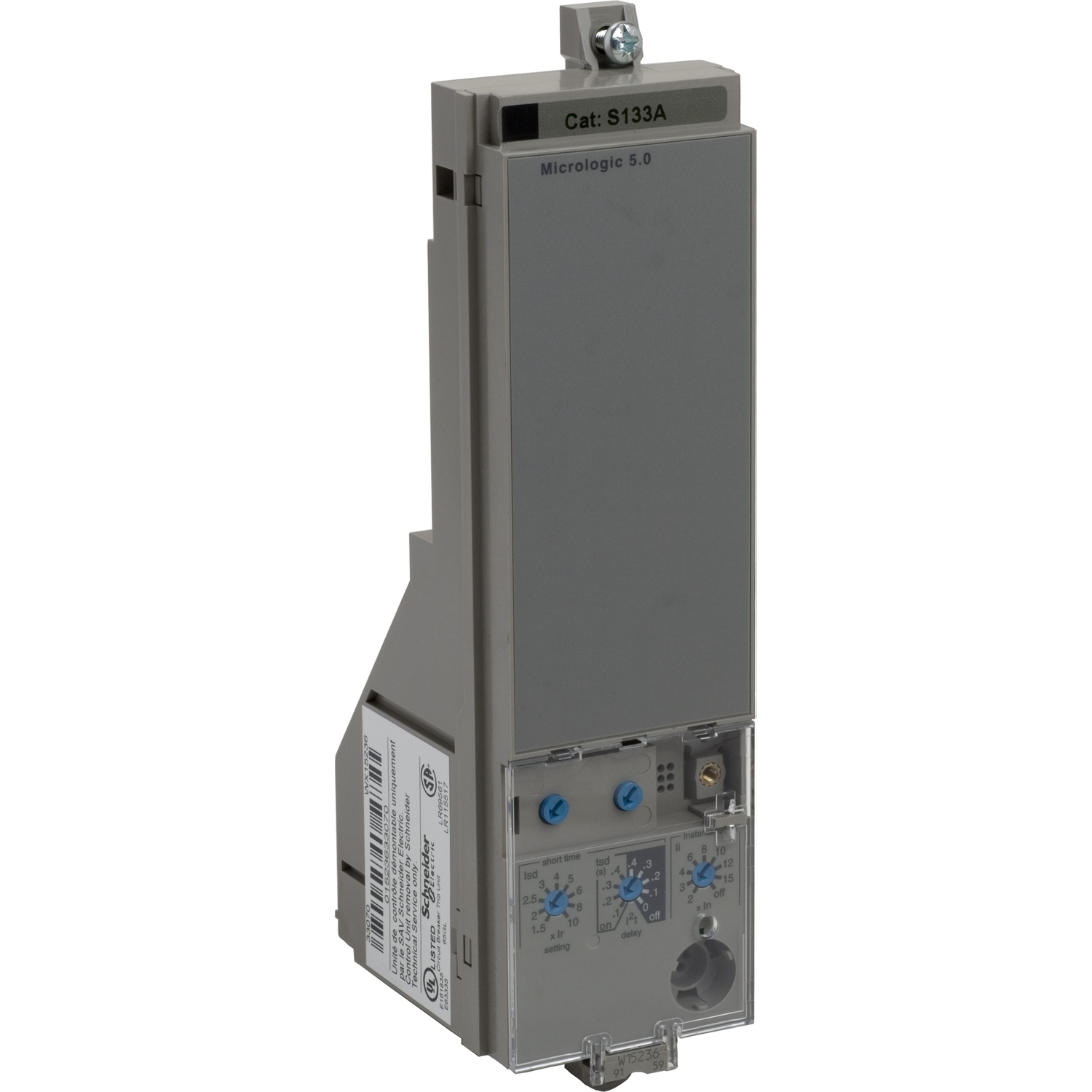 S133A Micrologic 5.0 Electronic LSI Breaker Trip Unit, P/R Frame, For Use With PowerPact P, R Molded Case Circuit Breaker