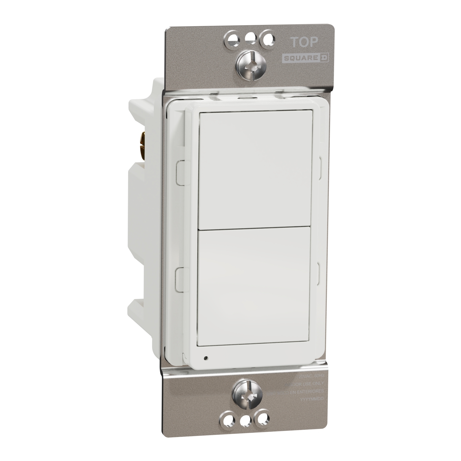 SQR50101WHZ X Series Switch, 120 V, 15 A, 1 Poles, White