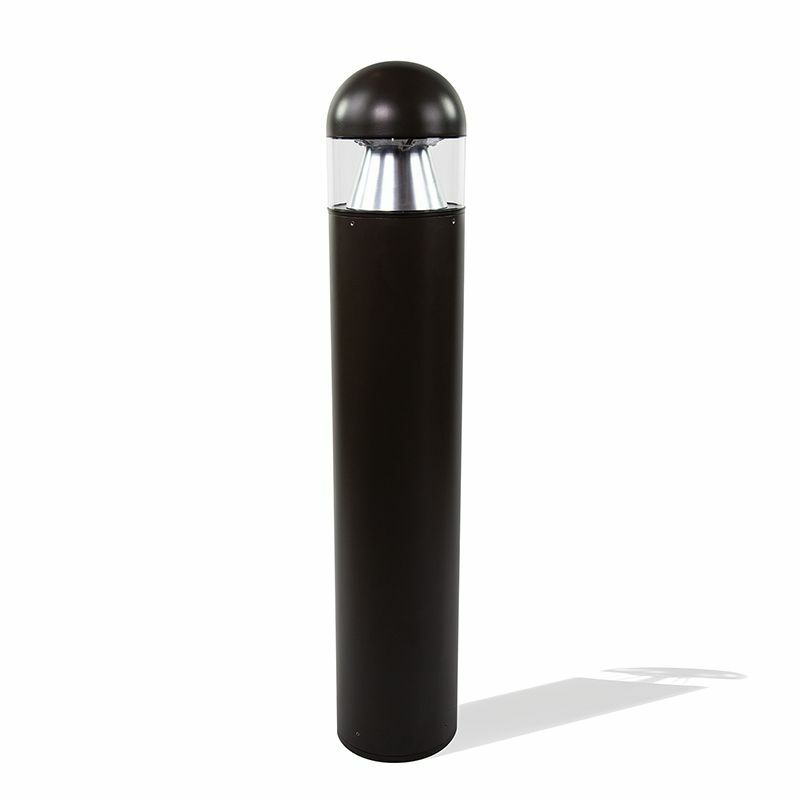 BL25-NW-G1-5-8-BZ Luminaires Stonco Keene Type 5 Symmetrical Generation 1 Landscape Bollard, (84) LED Lamp, 25.9 W Fixture, 120 to 277 V AC, Bronze Housing