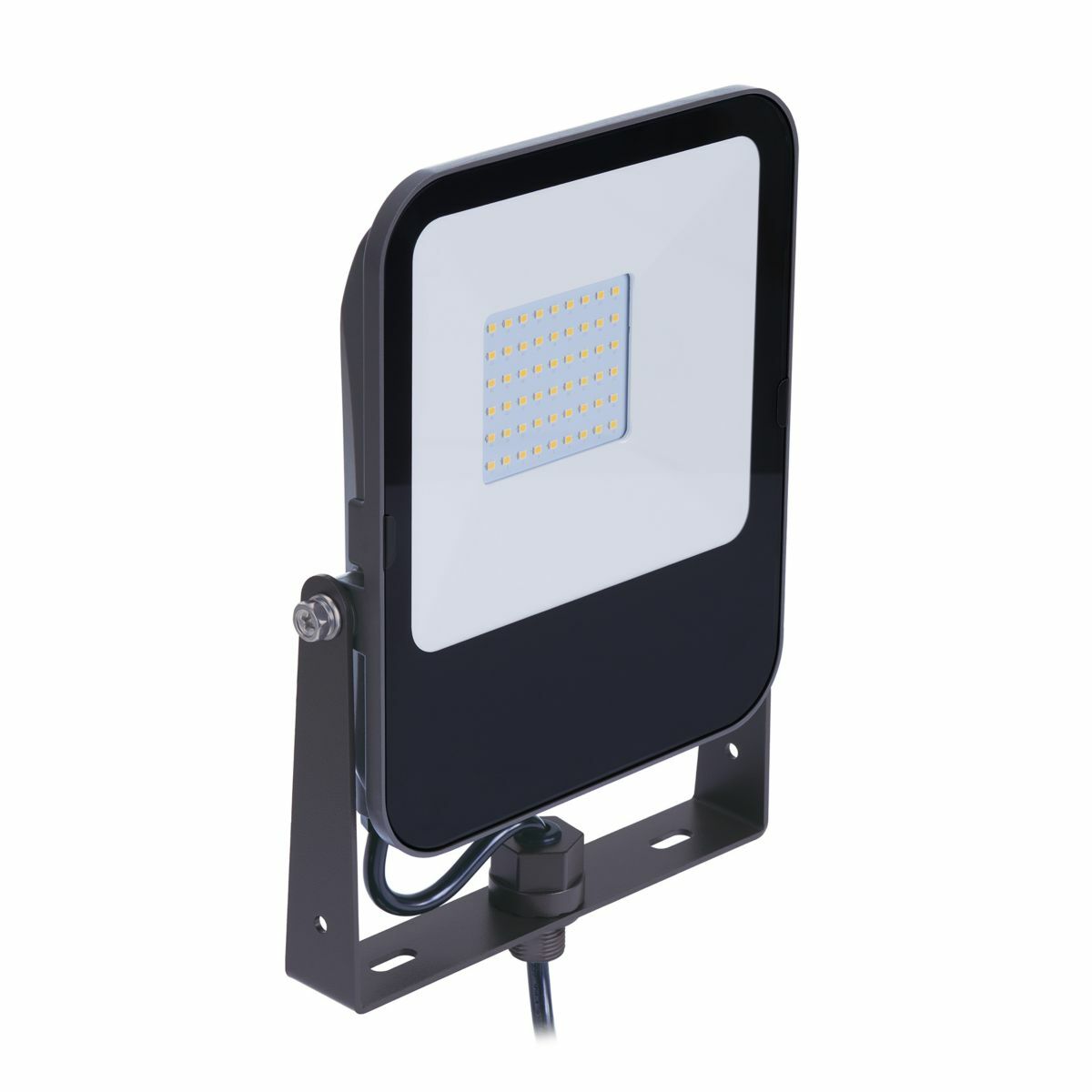 TF50-NW-G1-K-FL-8-BZ Luminaires Keene Generation 1 Slim LED Floodlight, (54) LED Lamp, 50 W Fixture, 120 to 277 VAC, Textured Bronze Housing