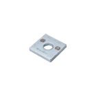 Washer, Square, Size 1-1/2 Inches x 1-1/2 Inches, Bolt Size 1/2 Inch, Thickness 1/4 Inch, Electro-Galvanized Steel with Magnets