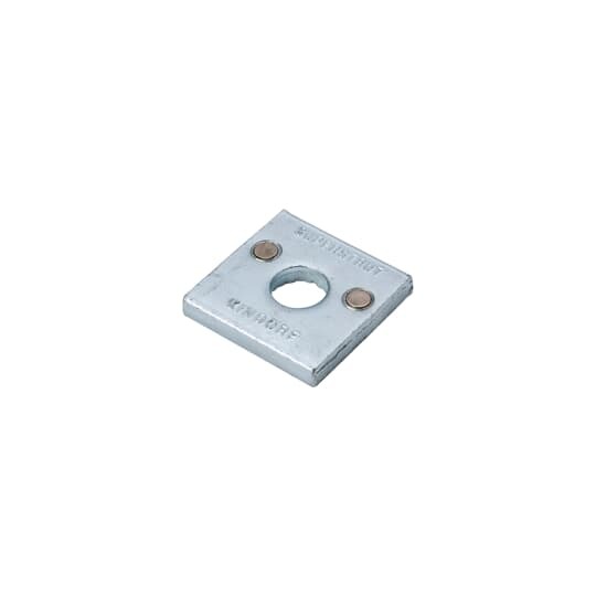 AB241M1/2-EG Superstrut SuperMag AB241M Square Washer With Magnets, 1/2 in Nominal, 1/4 in THK, Steel