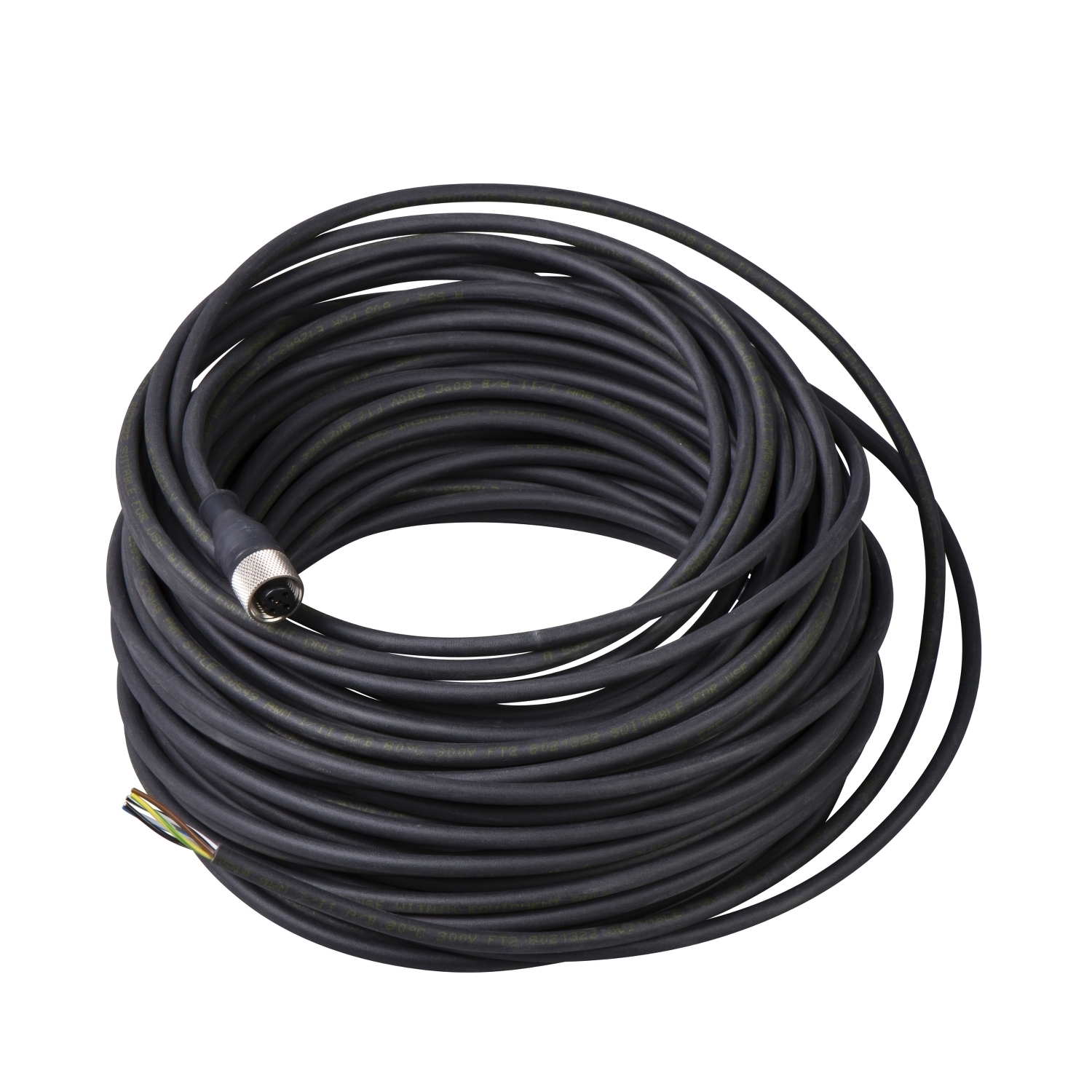 XZCP1164L25 XZC Pre-wired Connector, 30,36 V AC, 25 m l, PUR