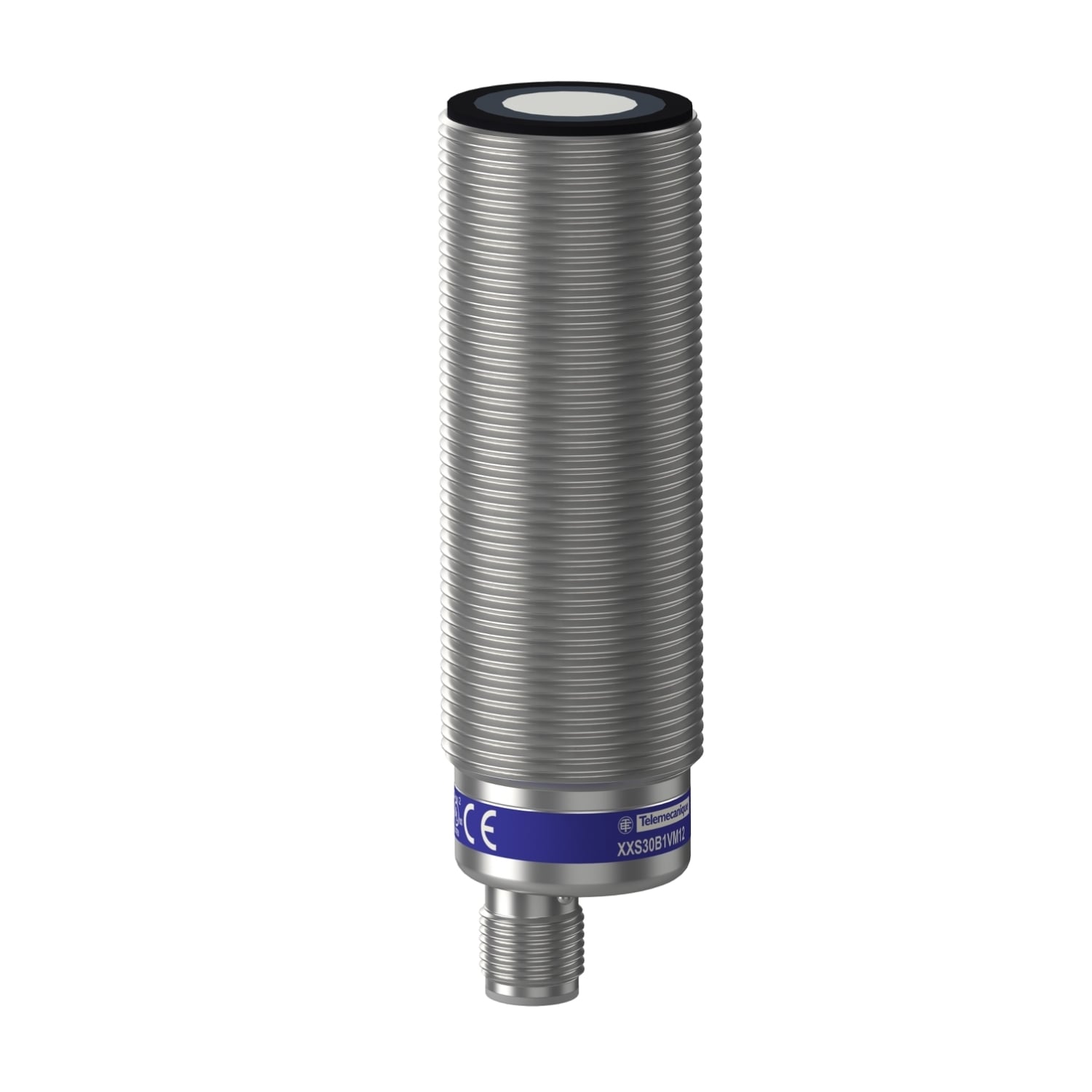 XXS30B1VM12 OsiSense XX Cylindrical Straight Sensor, Ultrasonic, Analog Output, 24 V DC