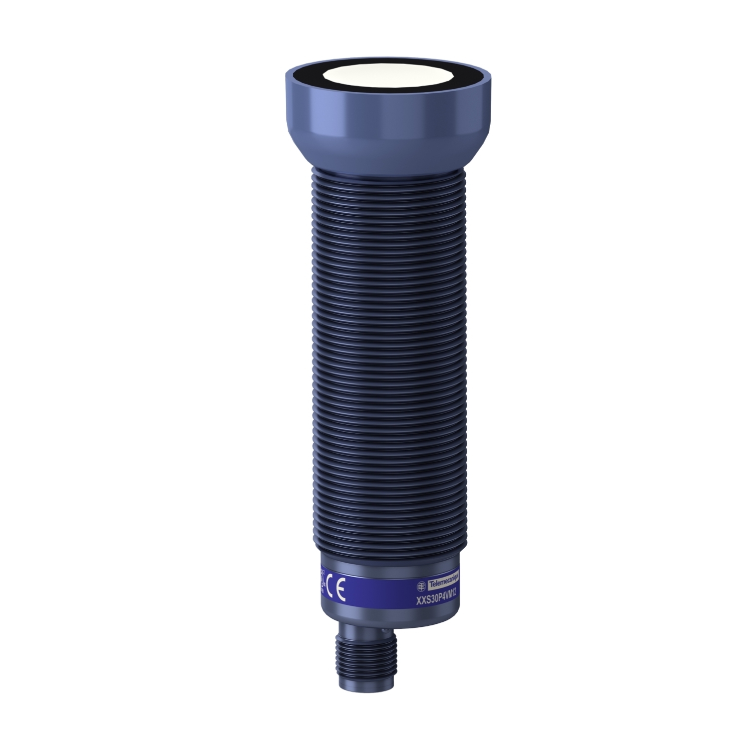 XXS30P4VM12 OsiSense XX Cylindrical Straight Sensor, Ultrasonic, Analog Output, 24 V DC