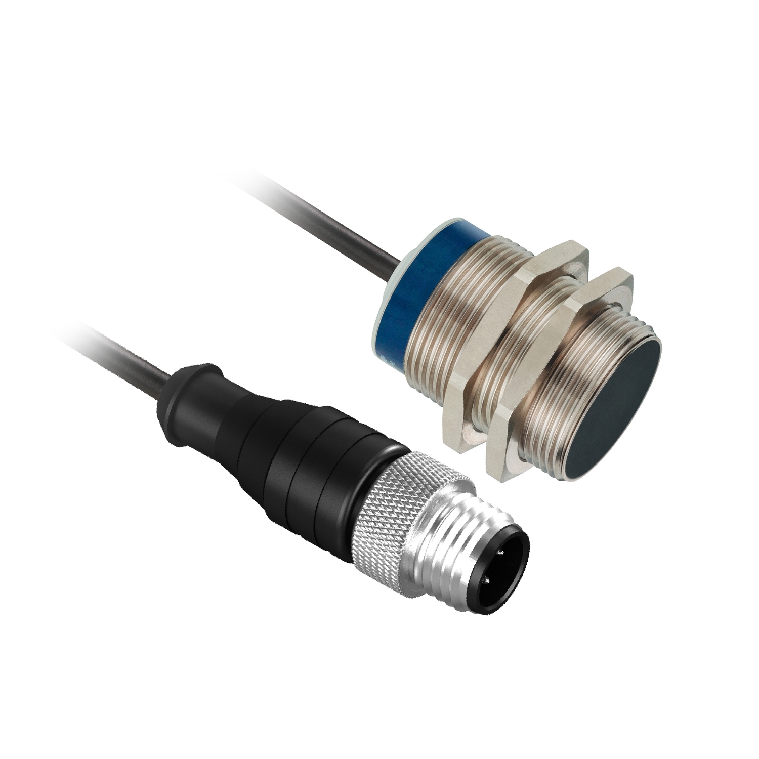 XS630B1MAL01U78 XS6 Series Cylindrical Fixed Form Proximity Sensor, Inductive, Discrete Output, 1NO Contact, 24 to 240 V AC/DC