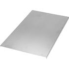 Aluminum H-style 36 inches width solid flanged cover horizontal tee 12 inches radius