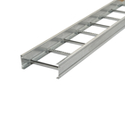 Series 1 steel hot-dipped galvanized after fabrication straight section 6 inches side rail height 18 inches width ladder 9 inches rung spacing 240 inches length
