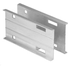 Aluminum 6 inches side rail height expansion splice plate with hardware