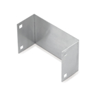 Aluminum 6 inches side rail height 18 inches width closure end plate with hardware