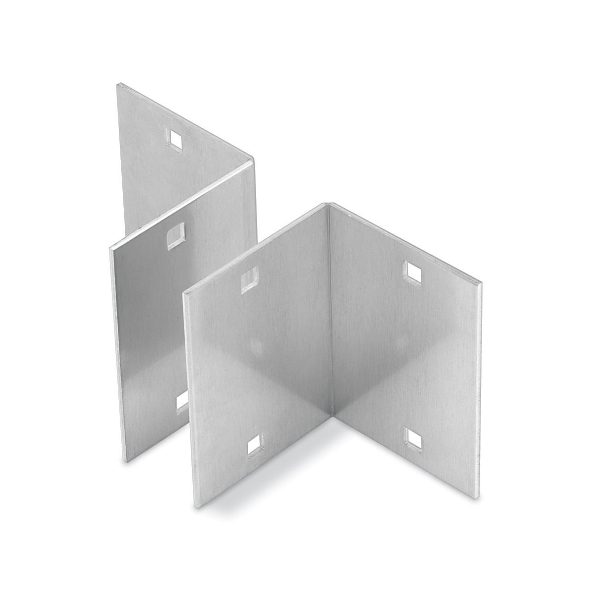 ABW6BSP Box to Tray Plate, 6 in H, Aluminum
