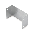 Stainless steel 6 inches side rail height 18 inches width closure end plate