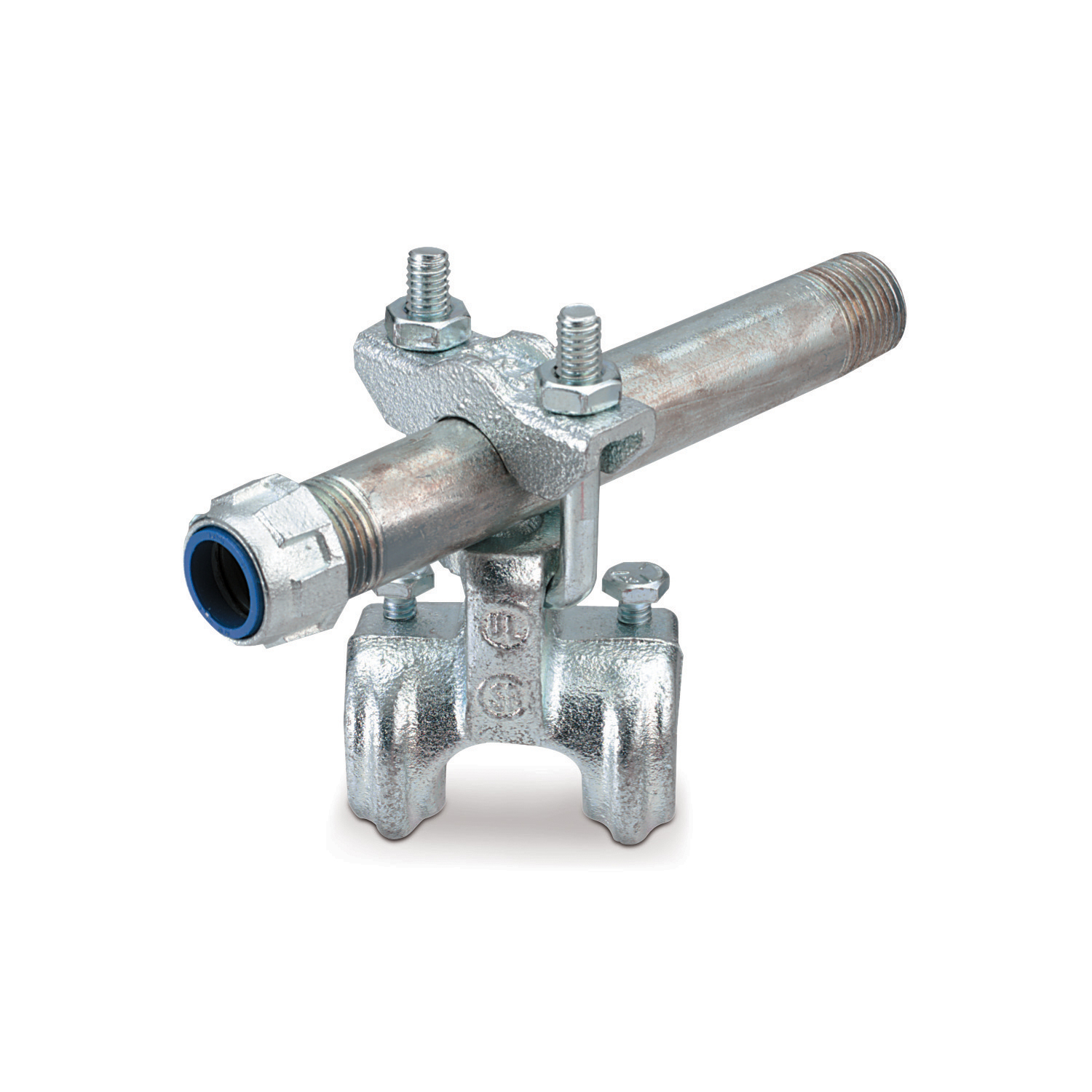6212 Straight Clamp, 1 to 1-1/4 in Conduit, Steel