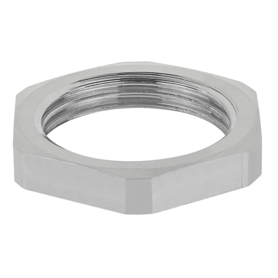 LNB/050 T&B Cable Gland Locknut, 1/2 in, Brass, Nickel Plated