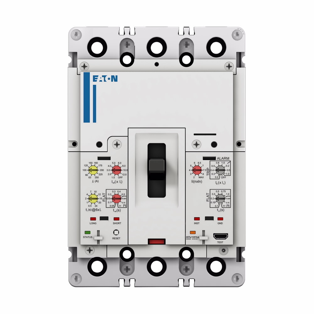 PDG23P0225D2MJ PDG2 PD2 Global Ratings, 600 V AC, 225 A, 100 kA interrupt, 3 poles, Electronic Trip trip