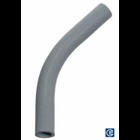 PVC Elbow with Plain End, 4 Inch Trade Size, 45 Degree Bend Angle, Schedule 40