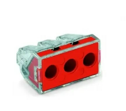 773-173/VE00-0500 3 Conductor Splicing Connector, 400 V, 14 to 10 AWG Wire