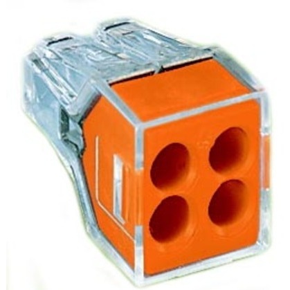 773-104/VE00-0500 773 WALL-NUTS Push-In Wire Connector, 12 to 16 AWG, 12 to 18 AWG Side Entry Wire, Copper