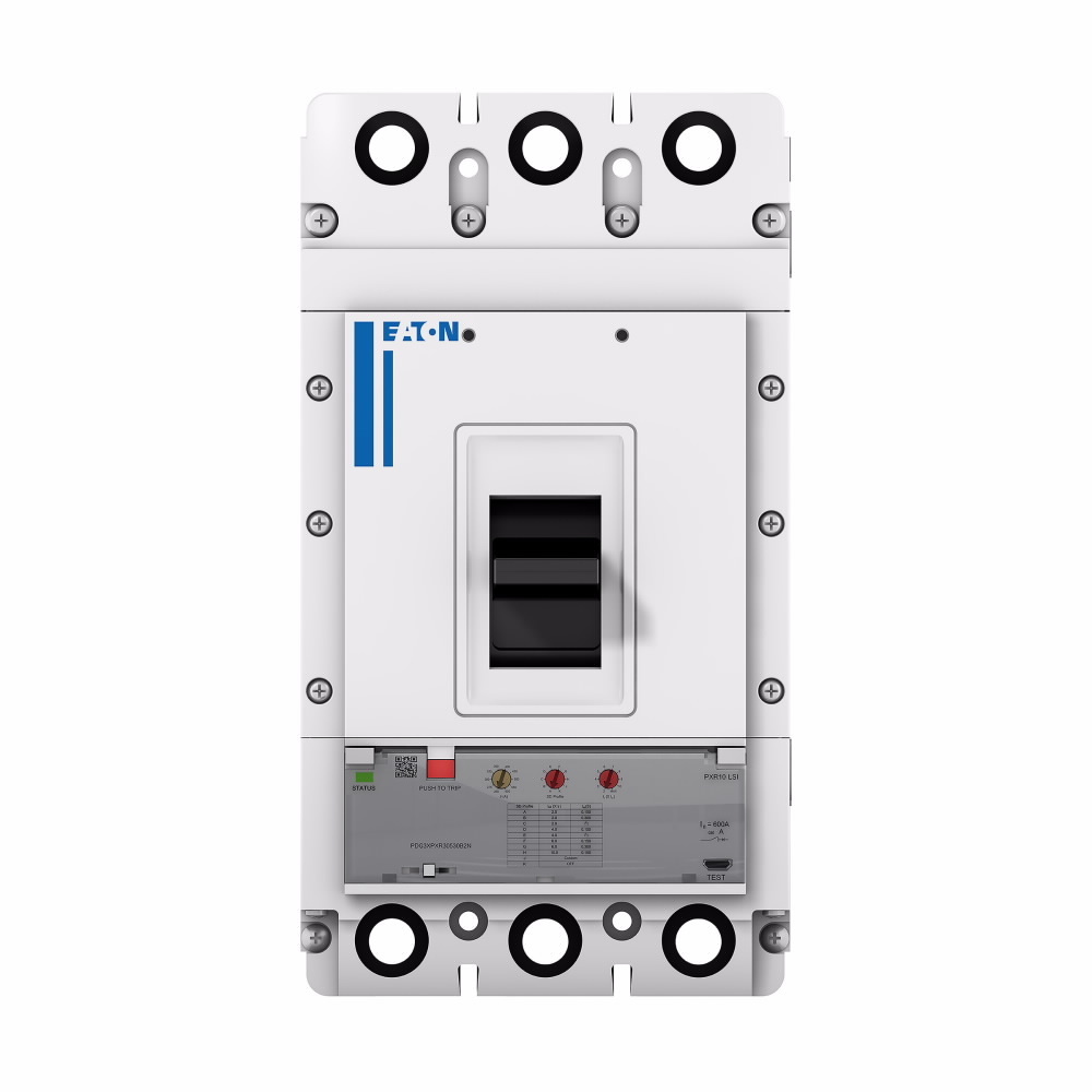 PDG33F0600B2NJ PDG3 PD3 Global Ratings, 600 V AC, 600 A, 25 kA interrupt, 3 poles, Electronic Trip trip
