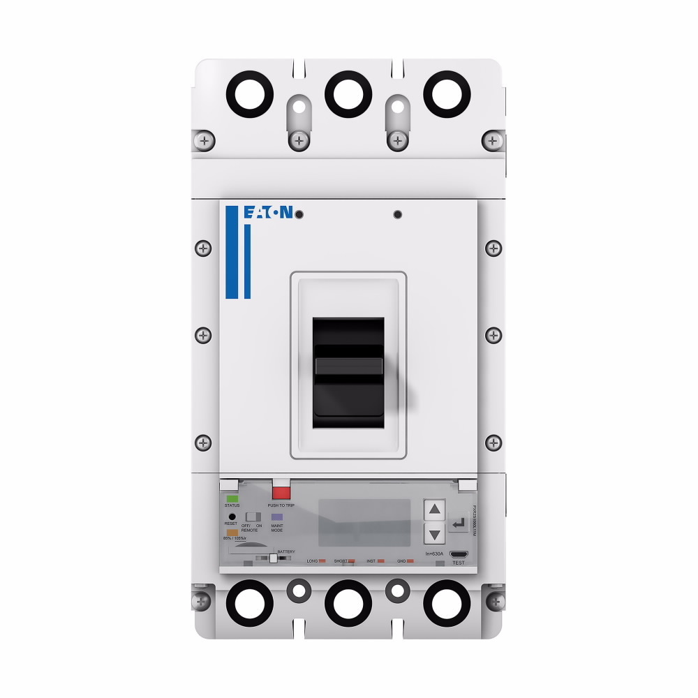 PDF33MH400P2MJ PDF3 Globally Rated Molded Case Circuit Breaker, 600 V AC, 400 A, 65 kAIC at 480 V AC Interrupt, 3 Poles, Electronic Trip