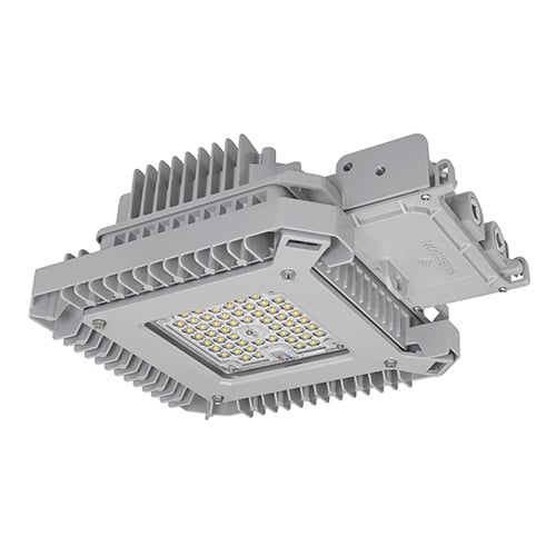 IBLLL6CGMNBU Baymaster Type V Medium Rectangular High Bay Luminaire, 68/69/71/73 W Fixture, 120 to 277 V AC/170 to 300 V DC, Baked Gray Epoxy Powder Coated Housing