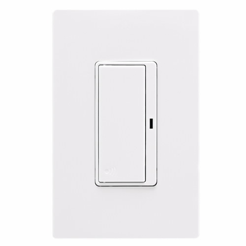 Eaton Z-Wave plus accessory switch, Accessory switch, 120V, Wiring leads, Push button, White, Three-way, 32F to 104F (0C to 40C), Three-way, Polycarbonate, RF9601