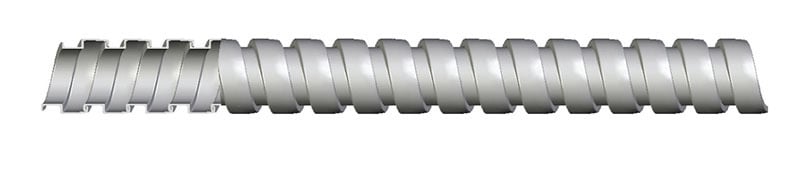 460077 Type DSL All Purpose Non-Jacketed Standard Flexible Metallic Conduit, 3/4 in Trade, 0.74 to 0.77 in ID x 0.865 to 0.895 in OD, 150 ft Coil L, Steel