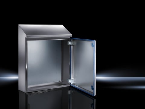 1310600 HD Series Hygienic Compact Enclosure, 30 in H x 24 in W x 8.3 in D, Hinged Cover, NEMA 13/4X/IP66/69K NEMA Rating, Stainless Steel