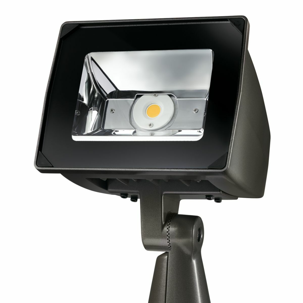 NFFLD-S-C15-D-UNV-66-S-CB Lumark Small Floodlight, (1) LED Lamp, 51 W Fixture, 120 to 277 V AC, Carbon Bronze Housing
