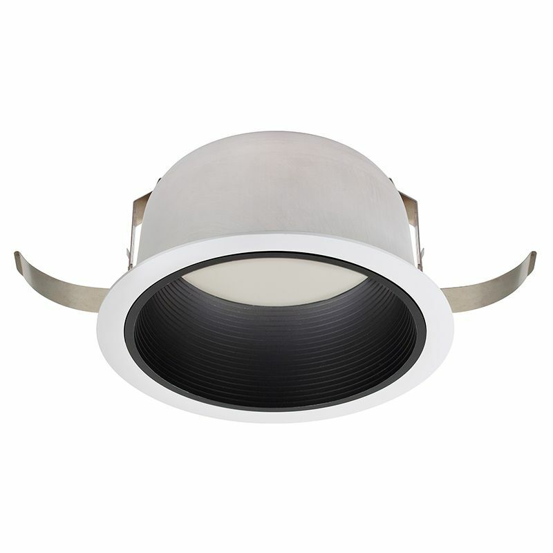 Z6RDL35940WOCDZ10U Luminaires Lightolier Open Style Round Wide Beam Reflector Trim, 5-3/4 in ID x 7-1/4 in OD, LED Lamp, For Use With EasyLyte 120/277/347 V 3500 Lumens 4000 K 80 CRI 0 to 10 V Dimming 6 in Aperture Downlight