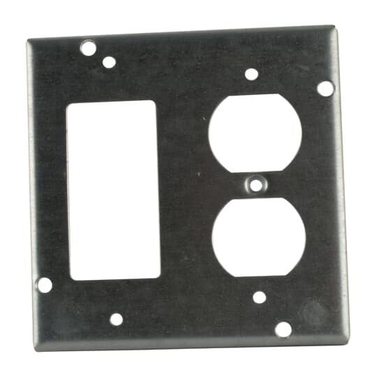 RSL-19 Steel City Surface Cover, 4-11/16 in L x 4-11/16 in W x 1/2 in D, Steel