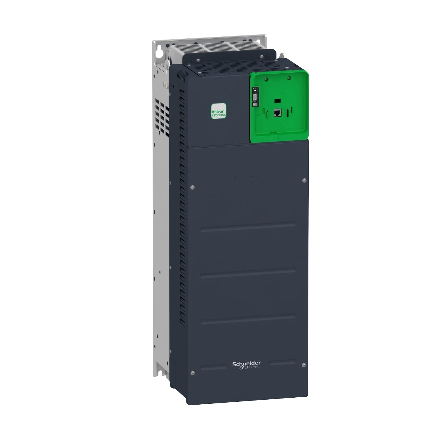 ATV930D55N4ZU ATV900 3-Phase Standard Variable Speed Drive, 380 to 480 V, 97.2, 84.2 A Normal Duty/81.4, 71.8 A Heavy Duty, 75.0 hp Normal Duty/60.0 hp Heavy Duty, 10.43 in W x 12.09 in D
