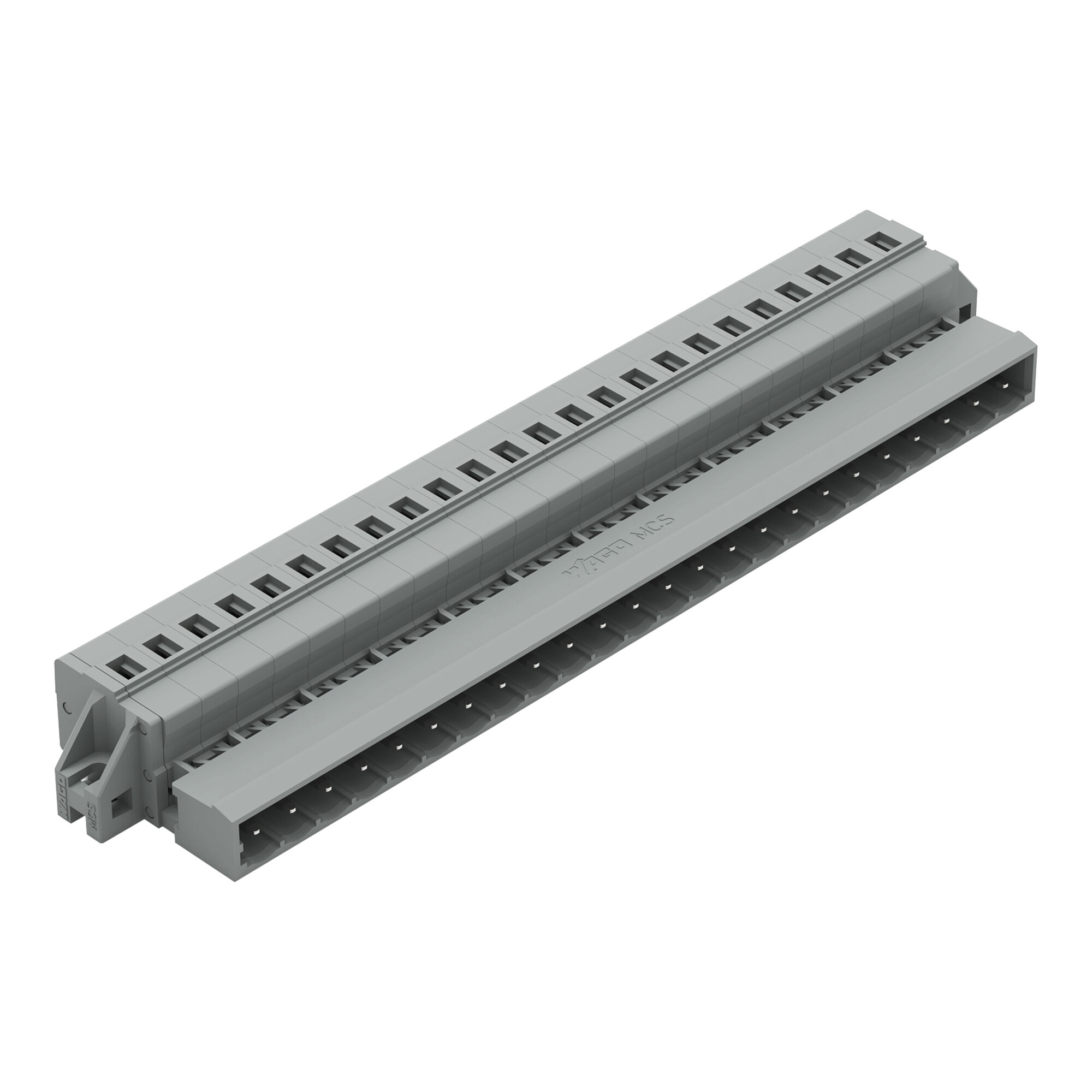 231-624/019-000 Operating Tool 1-Conductor Male Connector, 630 V, 12 A, 28 to 12 AWG Wire, 24 Poles, Panel Mount