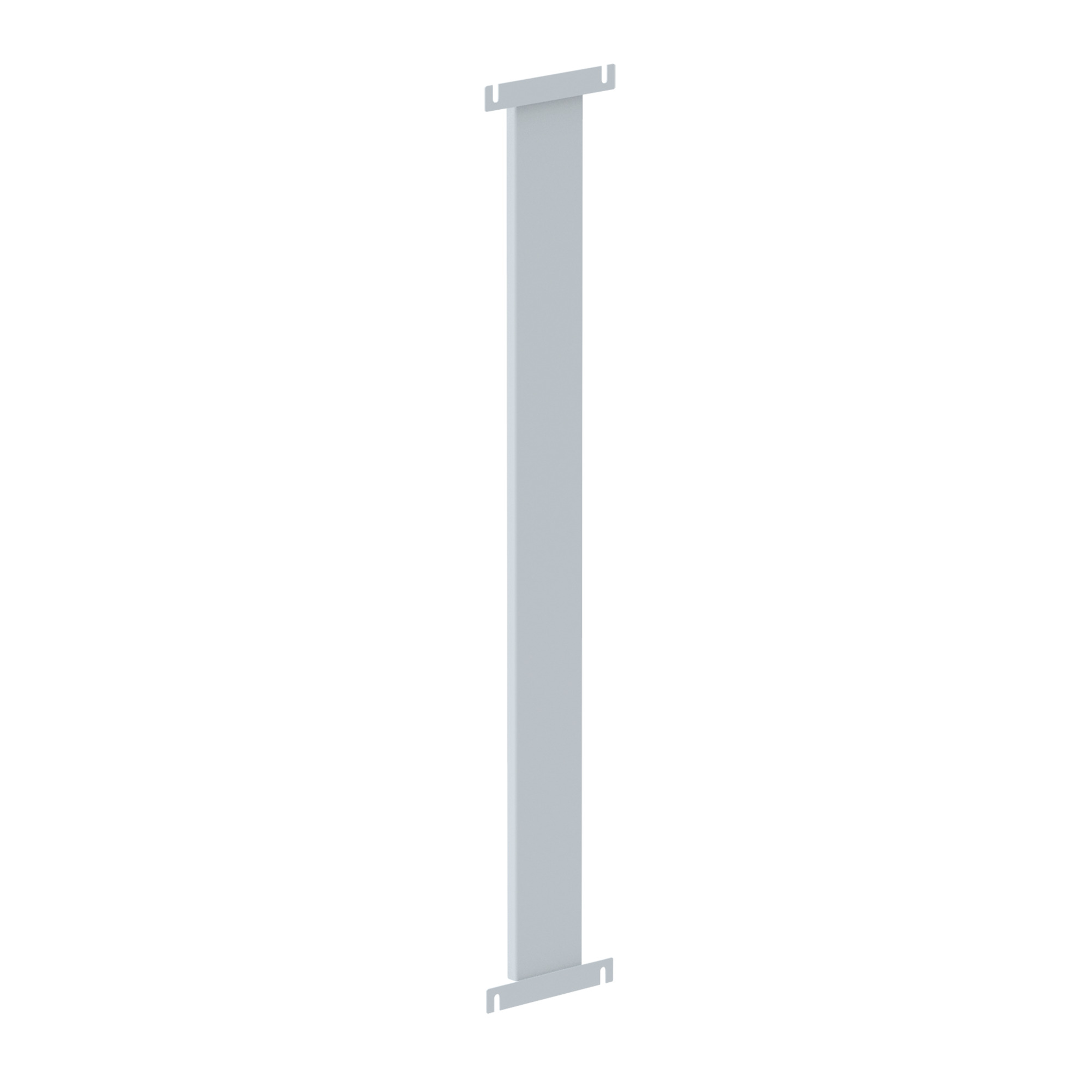 AU84FP Filler Panel, 10-1/2 in W x 72 in H, 12 ga Mild Steel, White