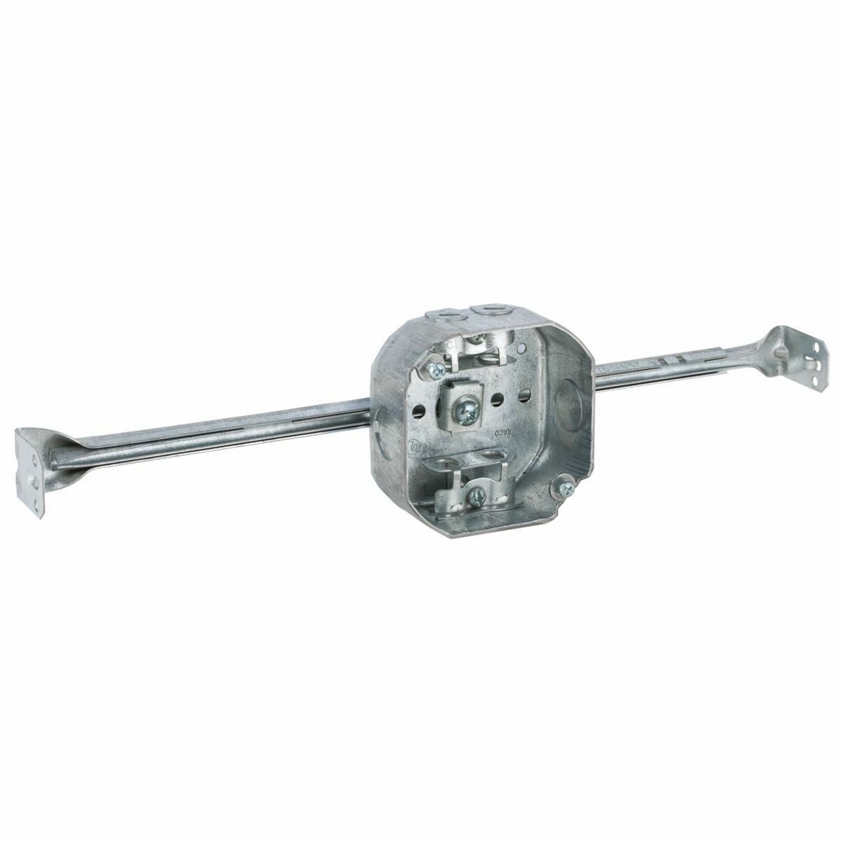 325 Clamps and Bar Hanger, Steel, 15.5 cu-in Capacity, 2 Knockouts
