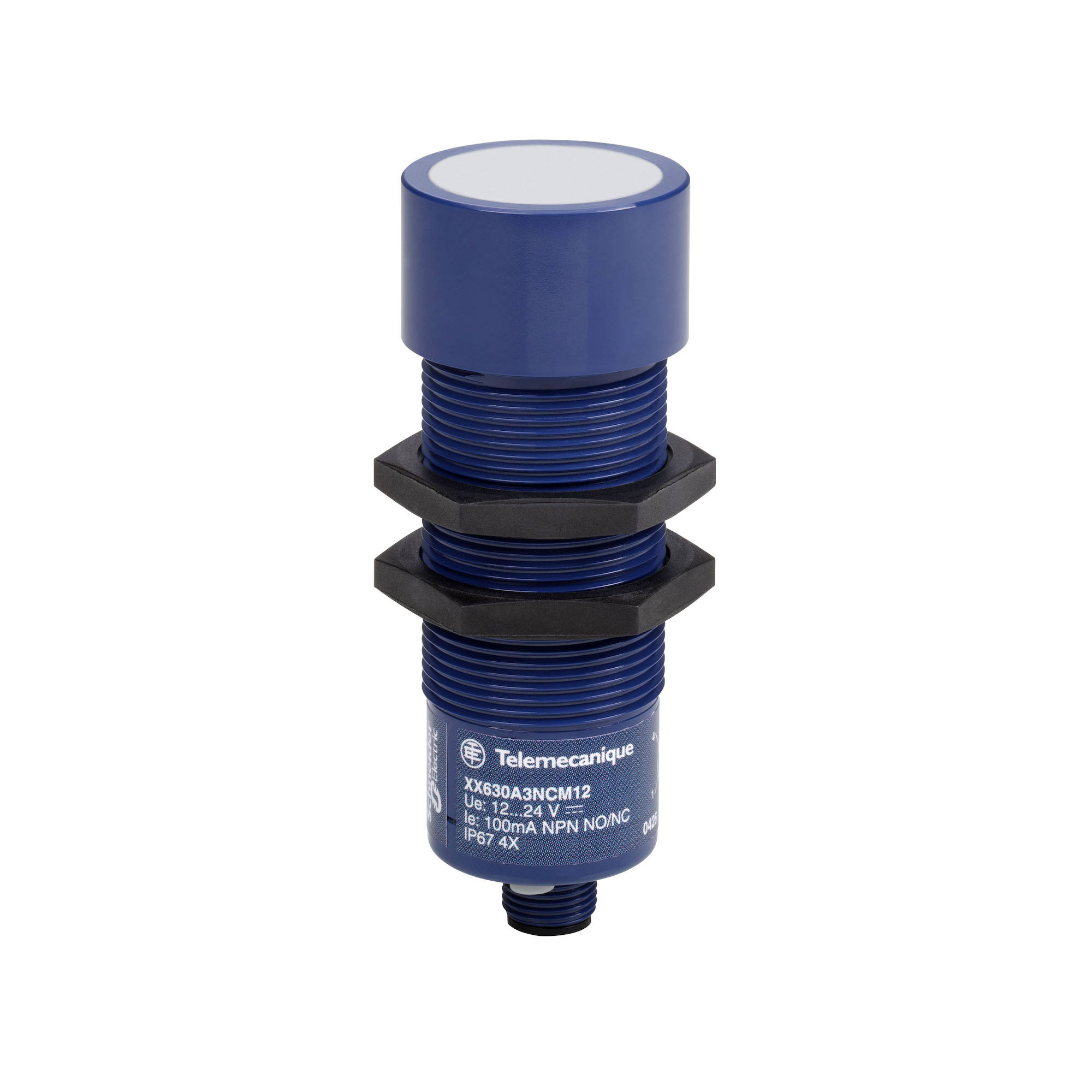 SM950A403000 Hyde Park DeviceNet Cylindrical Adjustable Proximity Sensor, Ultrasonic, NPN/PNP Output, 1NO Contact, 12 to 24 V DC